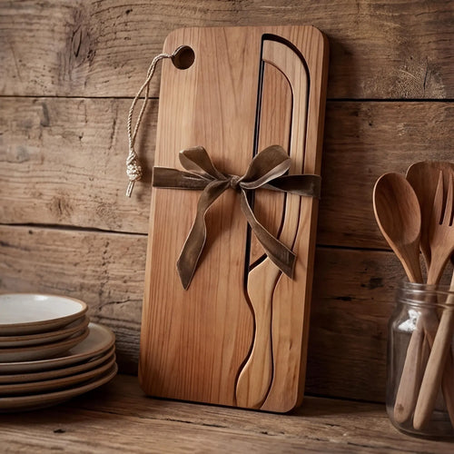 Bread Board with Knife Slot